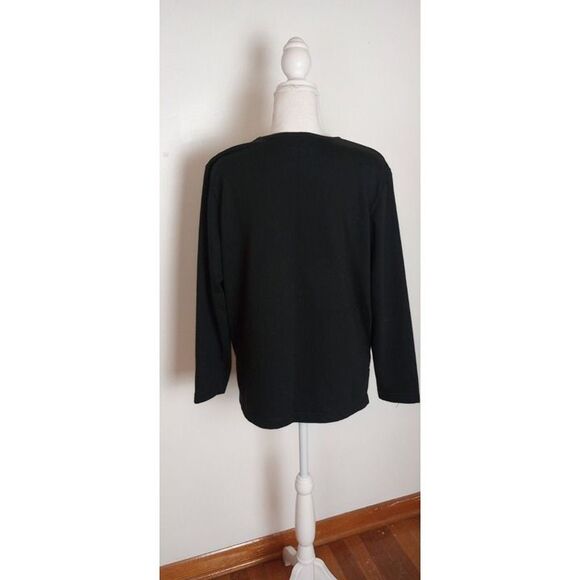 Vintage Christmas Cat / Ugly Christmas Sweater / Ice Skating Cat / Size Medium/ - Picture 5 of 7